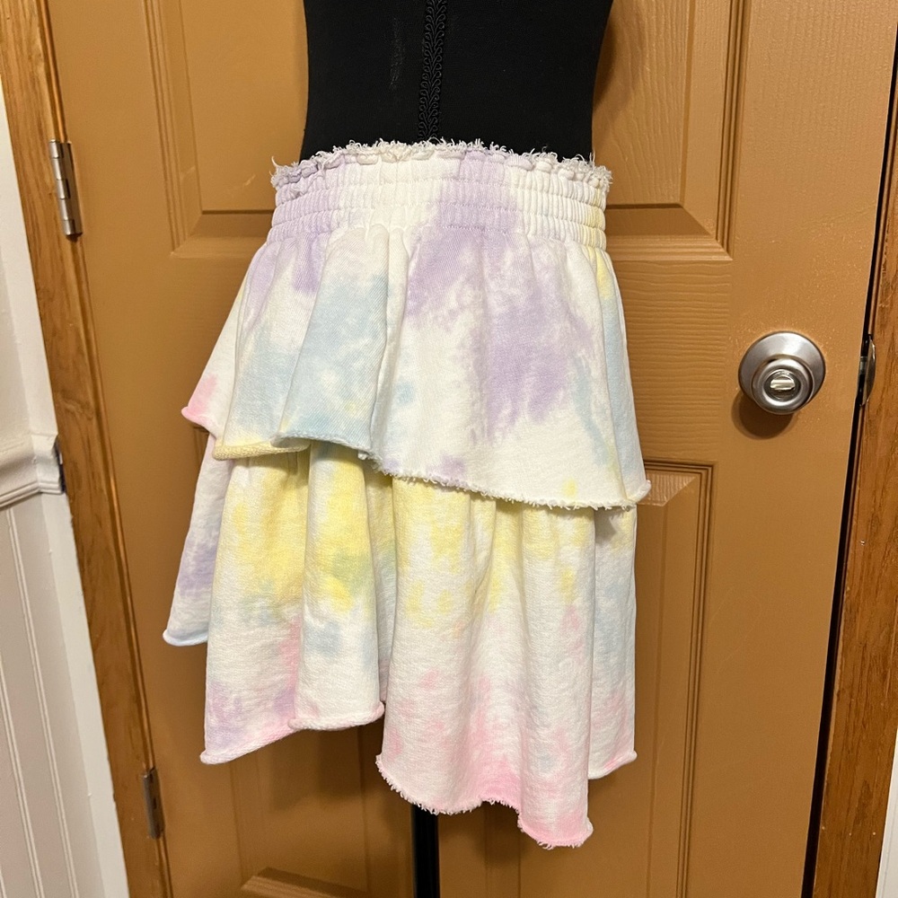 LOVE SHACK FANCY Ruffle Mini Skirt - Picture 7 of 9
